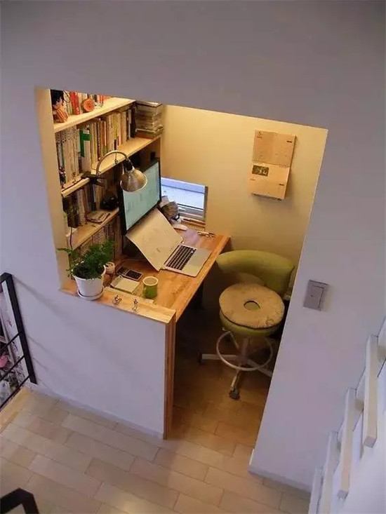 只用"1平方米"打造出实用小书房