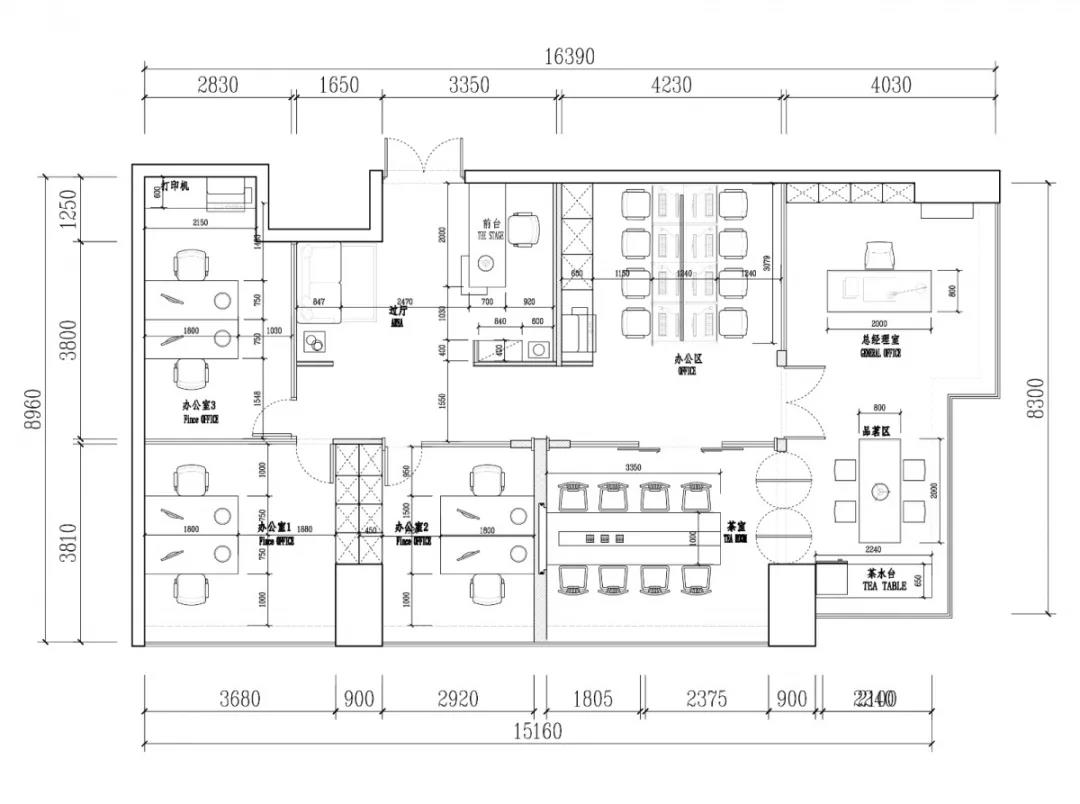 苏州 正文  200平米的办公面积涵盖了办公需要的所有空间,包括:前台