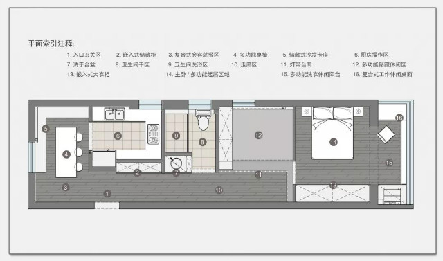 54㎡老破小改成两室一厅卫生间干湿分离还有茶室儿童乐园