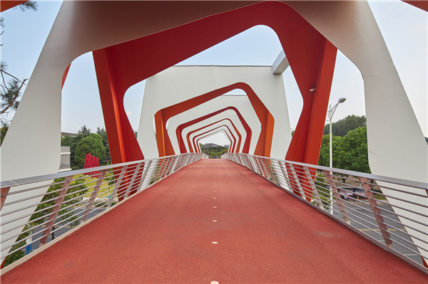 江阴绿道步行桥及景观设计——全球最长的城市运动绿道