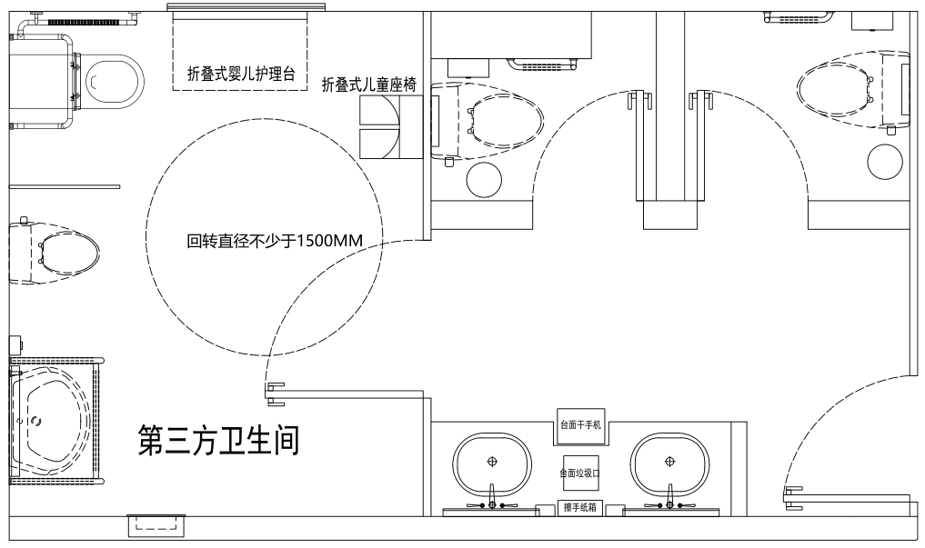 总部展厅卫生间设计图